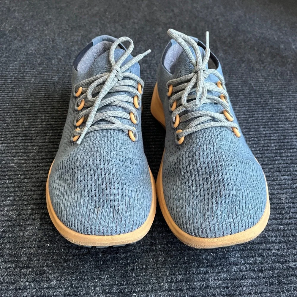 Allbirds Tree Dasher 2 Running Shoes Mens 12 Blue Grey Sustainable Sneakers